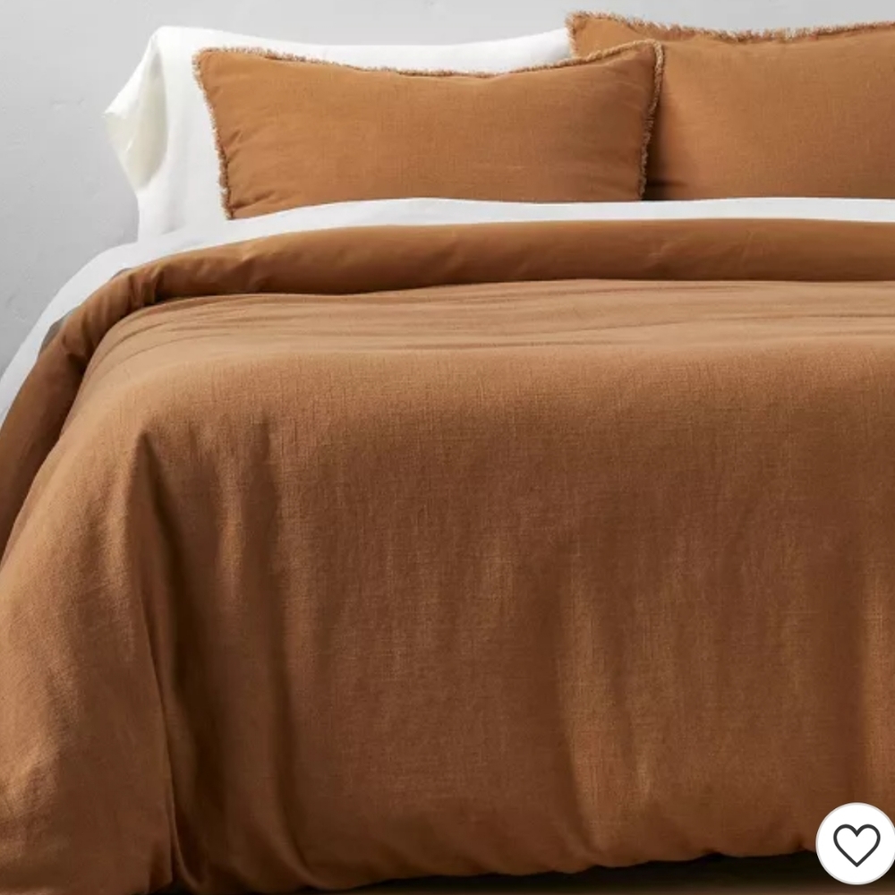 🧡Heavyweight Linen Blend Duvet & Pillow Sham Set - Casaluna™